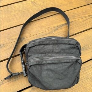 Baggy Black Crossbody Bag